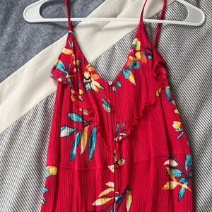 Coral Floral Express Dress